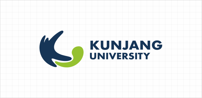 군장대학교 시그니처 영문 좌우조합