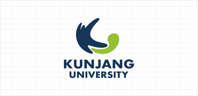 군장대학교 시그니처 영문 상하조합